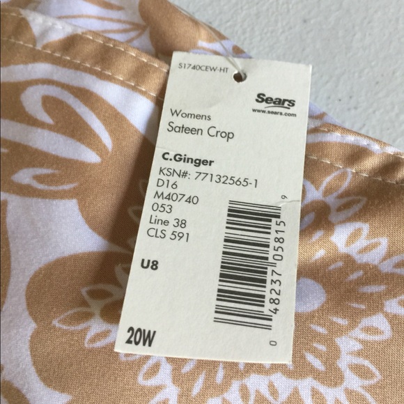 NWT Classic Elements Woman Crop/Capris 20W - Picture 3 of 7